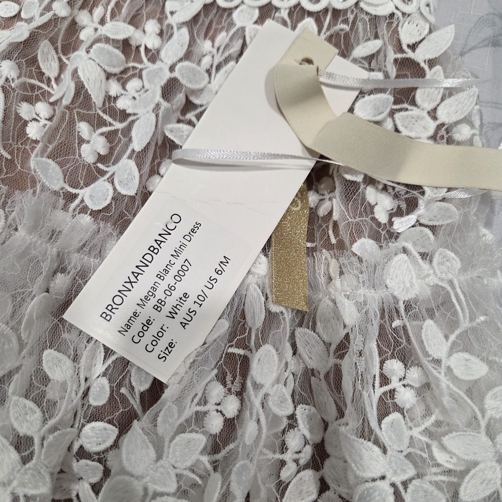 bronx and banco white dress M - Picture 9 of 10